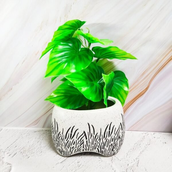 Base Leaf Ceramic Planter Pot - KC1042