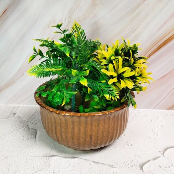 Glossy Finish Ceramic Planter Pot - KC1190