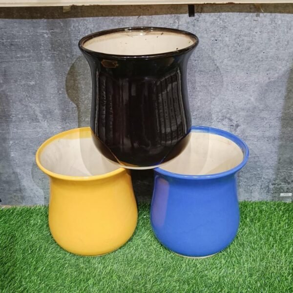 Plain Outdoor Ceramic Planter Pots - KC1517